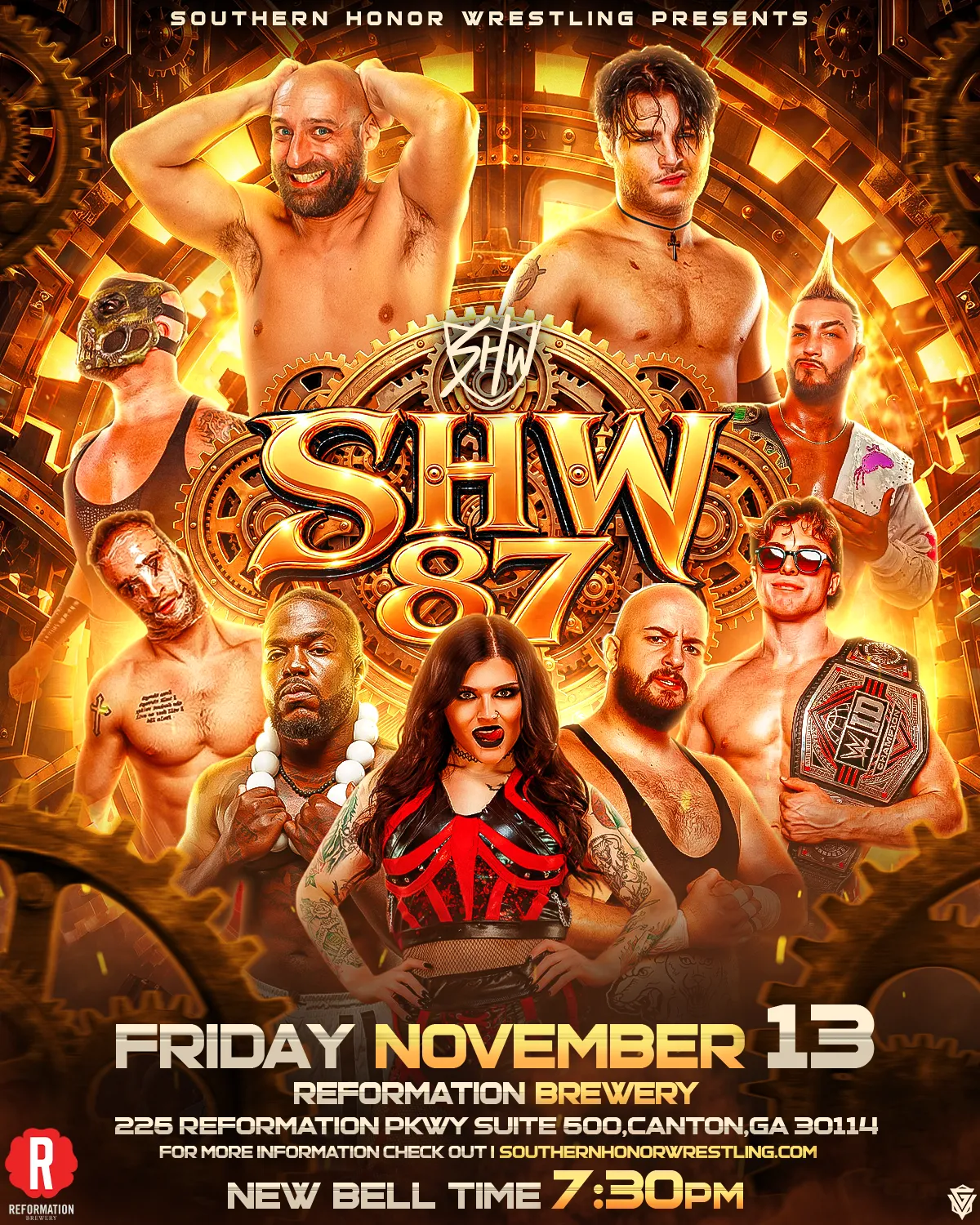 SHW 87 event poster