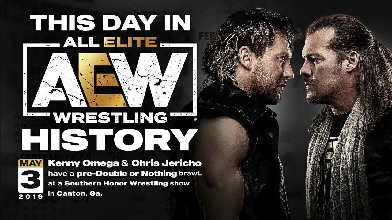 This Day in AEW History: Kenny Omega and Chris Jericho brawl at a Southern Honor Wrestling show, May 3, 2019
